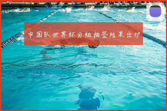 中国队世界杯分组抽签结果出炉