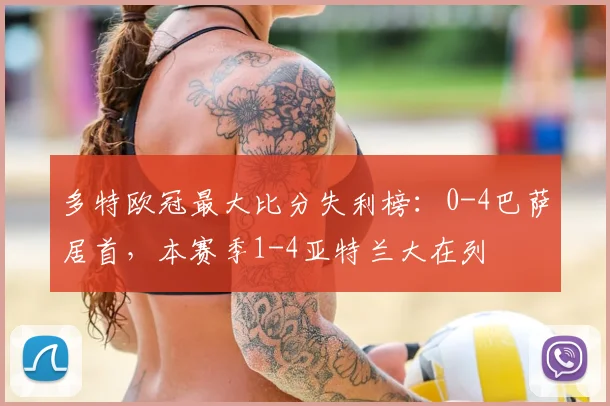 多特欧冠最大比分失利榜：0-4巴萨居首，本赛季1-4亚特兰大在列